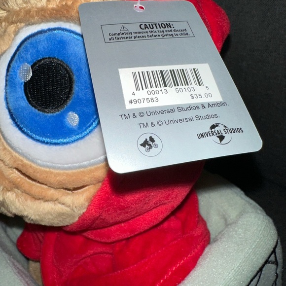 NWT Universal Studios E.T. Extra Terrestrial 2 Piece Jumbo Plush Toy In Basket - Picture 5 of 6
